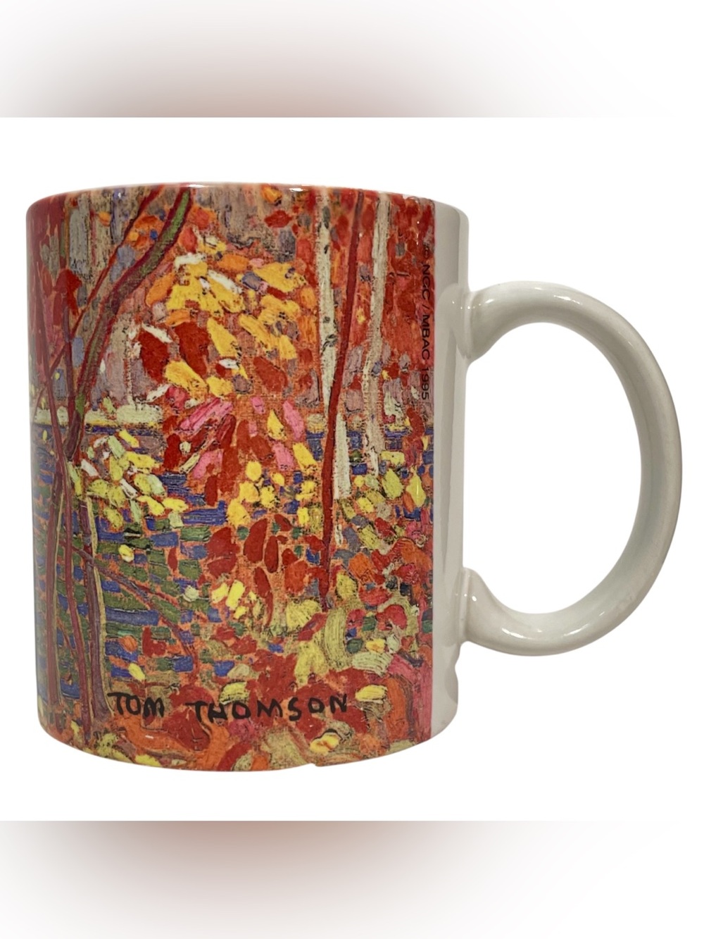 Vintage 1990s National Gallery of Canada Tom Thomson Artwork Coffee Mug 1995